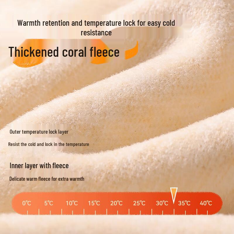 Langsha Girls' Fleece-Lined Thermal Stirrup Leggings