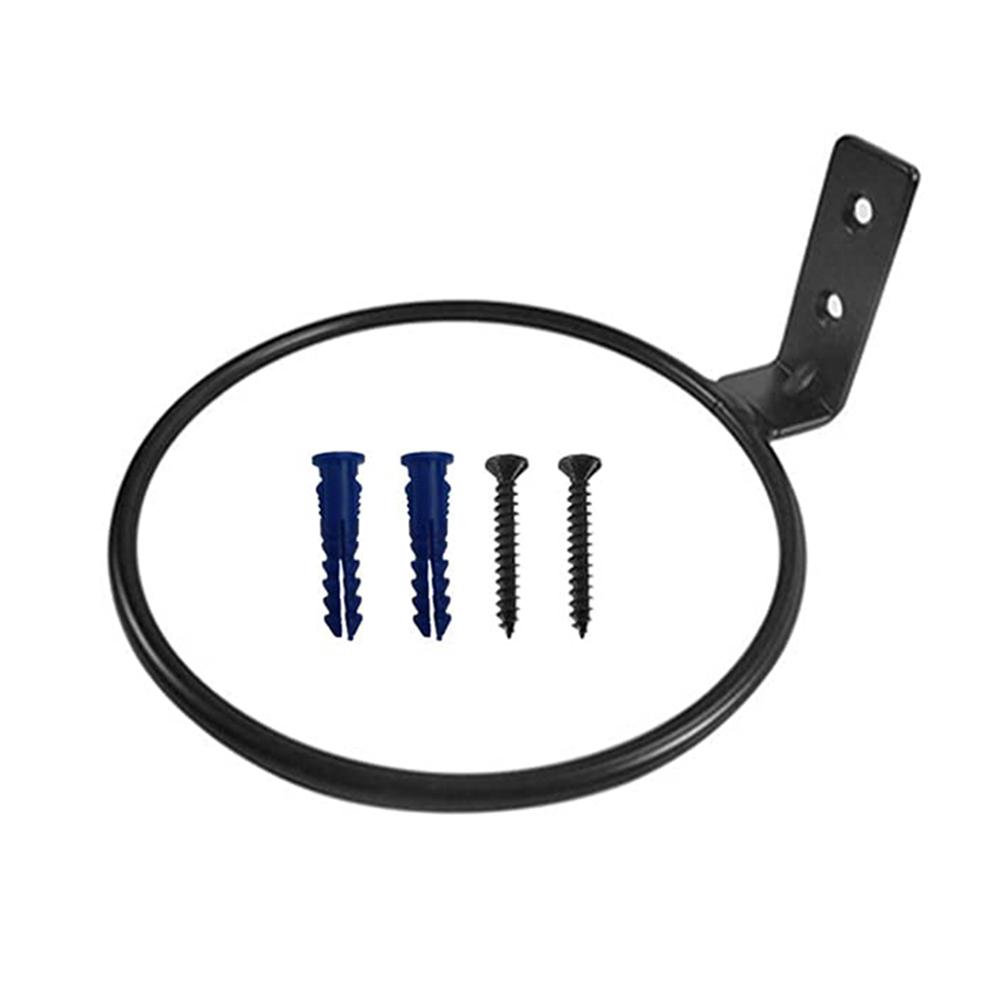 

4/5/6-дюймовое настенное кольцо для цветочного горшка, держатель для металлического кашпо, настенный кронштейн, стеллаж для хранения кашпо, настенный для дома и сада 5 Inch