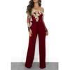 Long Sleeve Women Jumpsuit Elegant Wide Leg Jumpsuit 3XL