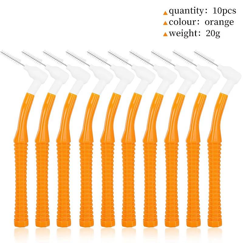 L-Shaped Eyebrow & Eyelash Brush - Portable Nylon Makeup Tool