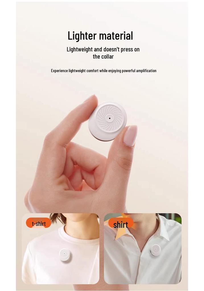M28 Magnetic Wireless Lavalier Microphone & Bluetooth Speaker for Lectures and Tours