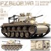 WW2 Military German Army Classic Model No.2 C-type Artillery Observation Panzer II Tank Building Blocks Figures Bricks Toys Gift