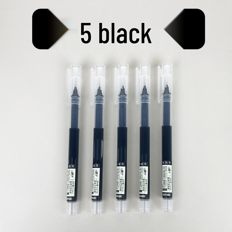 Super Capacity Quick-Dry 0.5mm Black Gel Rollerball Pen