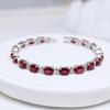 True Gemstone Natural Filled Ruby Bracelet Noble Elegant Feminine 925 Sterling Silver Fine Jewelry Anniversary & Wedding Gift