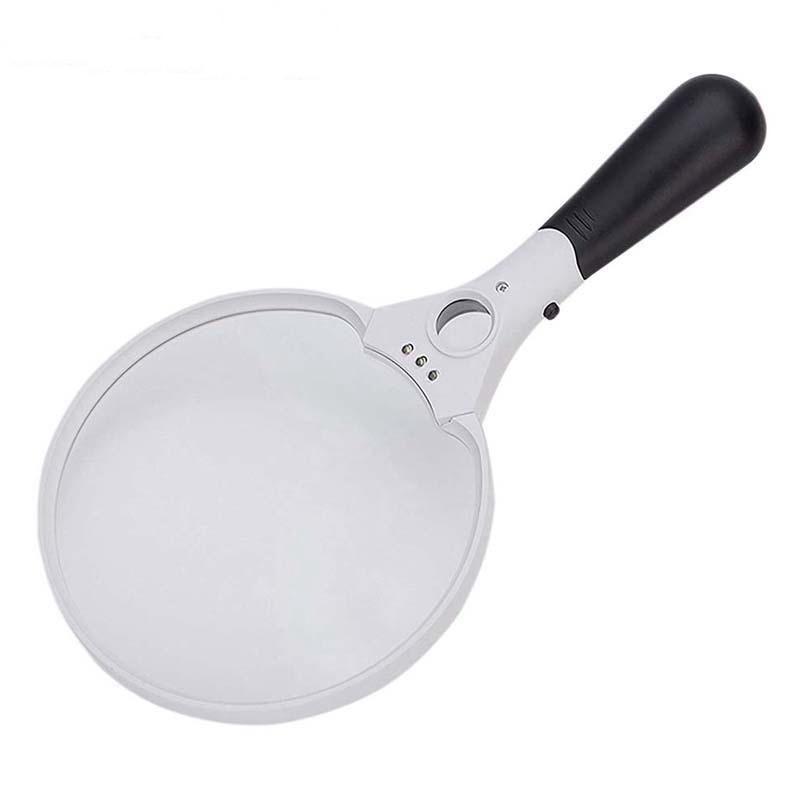 25X Bardzo Duża Mocna Lupa 3 Jasne Diody LED Zoom Lekka Ręczna