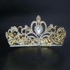 Round Crown Metal Crown Tiaras Wedding Tiaras Crown for Bridal Princess Parties
