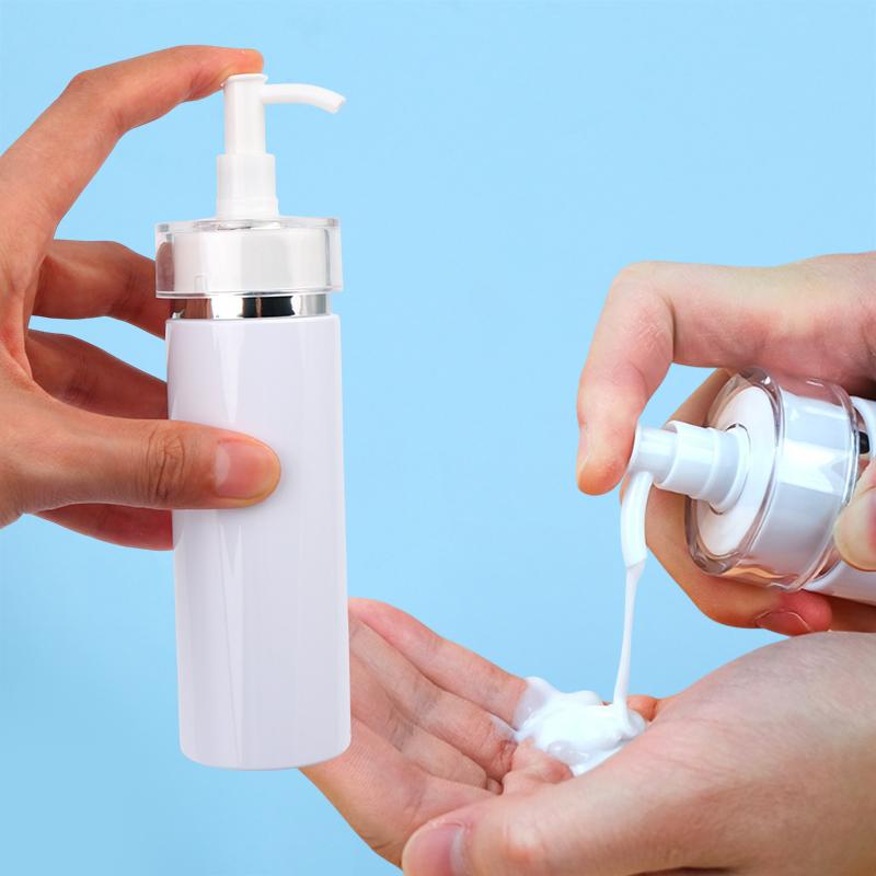 100/120/150/200Ml Travel Pump Bottle Dispenser Empty Lotion Bottles Refillable Cosmetic Container Press Type Women Make Up