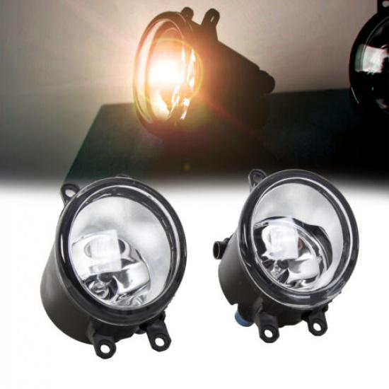 Pair of Fog Lights Lamps Left Right Side Fit For Toyota Camry Yaris Lexus US New