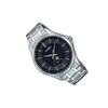 CASIO 50 meters waterproof Quartz Steel Strap 48.4*42.5*9.6mm men's watch black dial MTP-M100D-1A