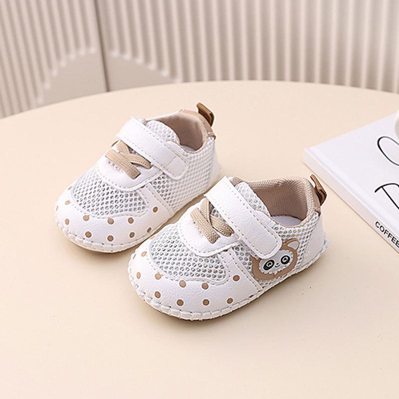 Summer Baby Toddler Soft Sole Shoes With Breathable Mesh For Boys And Girls