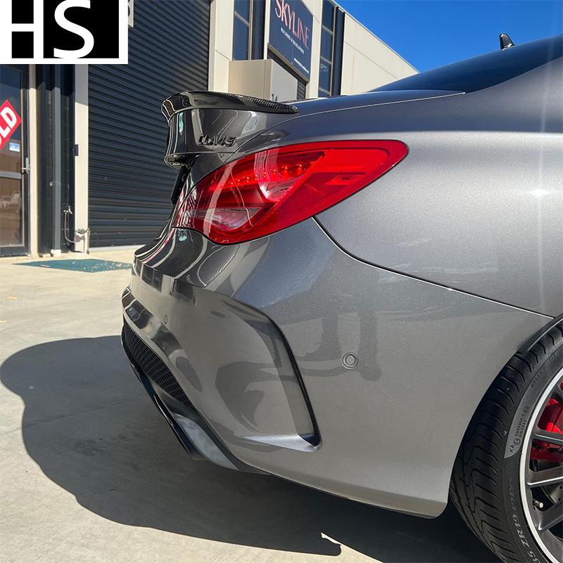 Mercedes-Benz CLA W117 AMG Style Carbon Fiber Rear Wing Spoiler for Ages 14-20