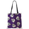 Abstract Art Skull Horror Print Shopping Bags Women Folding Reusable Customize Tote Shoulder Bag Canvas Groceries Handbags 2022 CLE