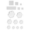 6/9Pcs Multipurpose Stamping Blocks with Alignment Guide Clear Acrylic Stamper Blocks For Card Making Journal Planner