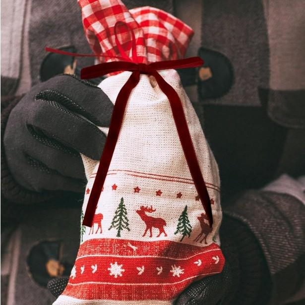 Velvet Ribbon Christmas Tree Bow Ornament - Holiday Decoration & Hanging Accessory