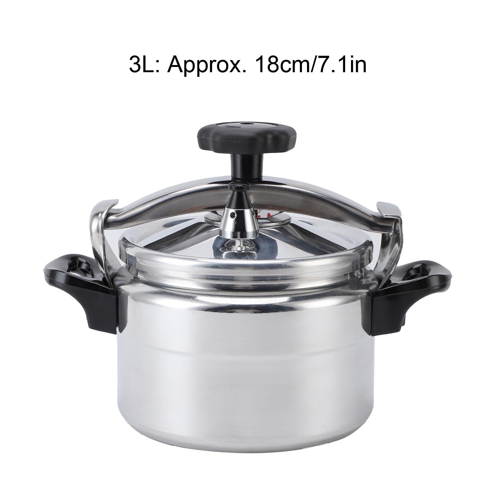 

Pressure Cooker Universal Compound Bottom Easy to Open and Close Aluminium Pressure Canner for Gas Cooktops Flat Top Cooktops In