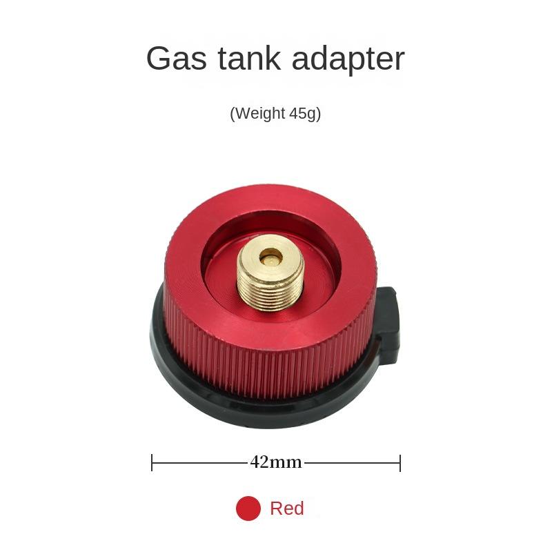 Outdoor Camping Gas Tank Conversion Head Mountaineering Stove Burner Adapter Locking Card Automatic Shut-off Stove Converter