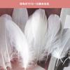 50Pcs Goose Feather Soft Big Floating Diy Sunflower Wall Decoration Dream Catcher Wing Decoration Handmade Material Colored Cat Stick Feather