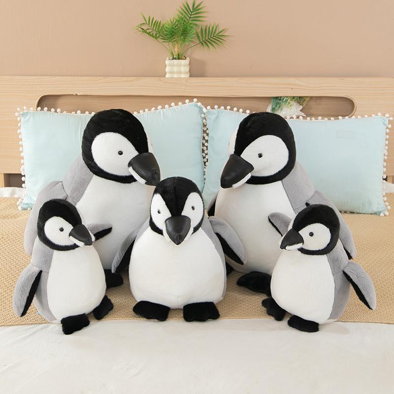 Plush Penguin Toy Cartoon Animal Stuffed Doll Room Sofa Decoration Kids Gift