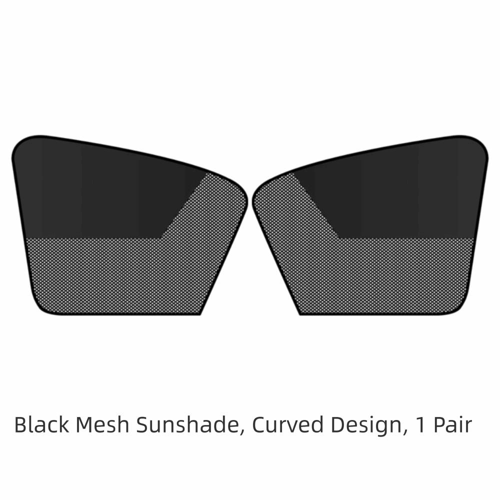 One Way See Through Car Window Curtain Magnetic Sunshade Curtain  Back Seat Privacy