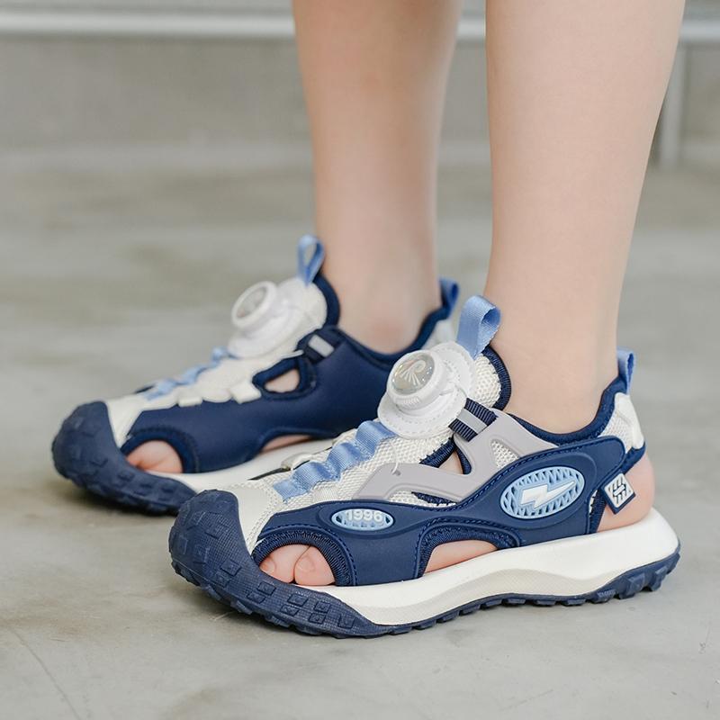 29-39 Children's Summer Anti Slip Wear Resistant Breathable Fashionable Baotou Sandals Beach Shoes