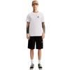 Jordan T Shirts Men's White Crew Neck Moderate Straight Fit DA6800-100