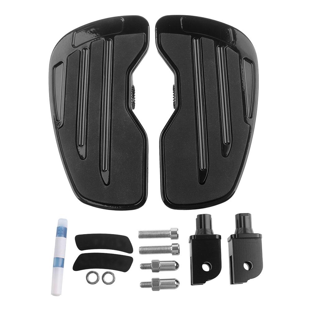 Motorcycle Foot Pegs Rider Footboard Driver Footrests Accessory Fit For Harley Softail Street Bob 114 FXBBS 2021 2022 2023 2024