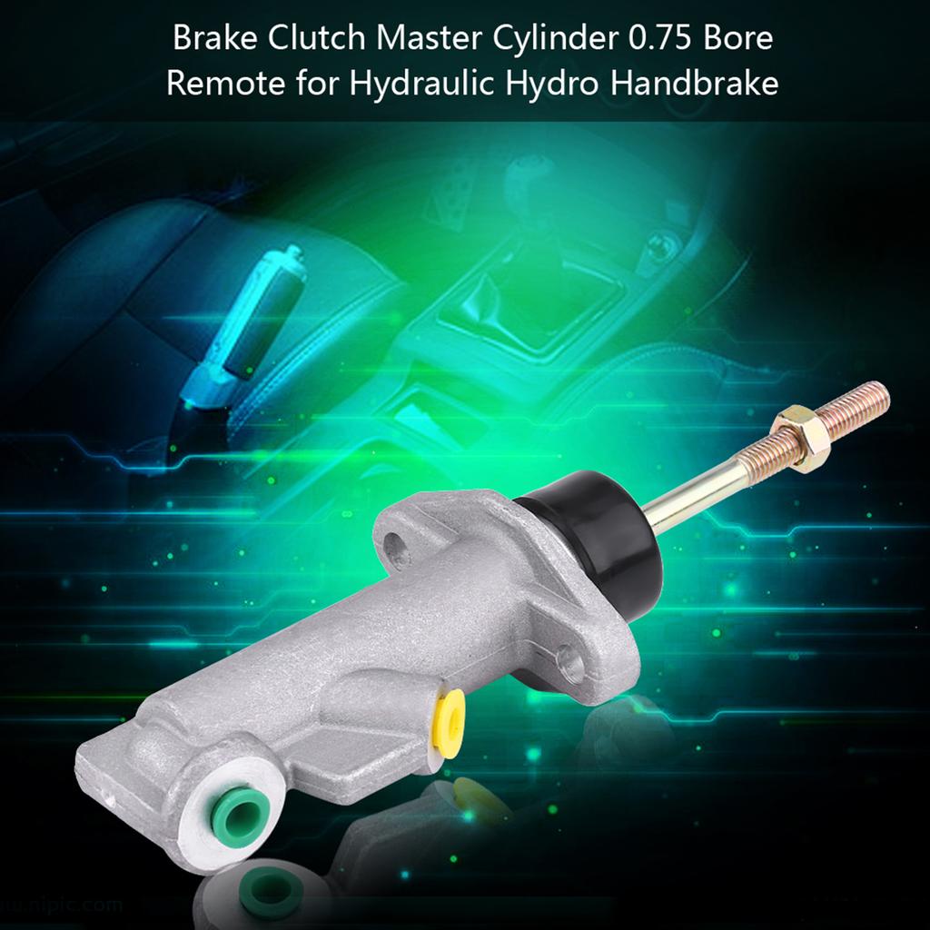 Aluminum Alloy Car Brake Clutch Master Cylinder 0.75in Bore Remote for Hydraulic Hydro Handbrake