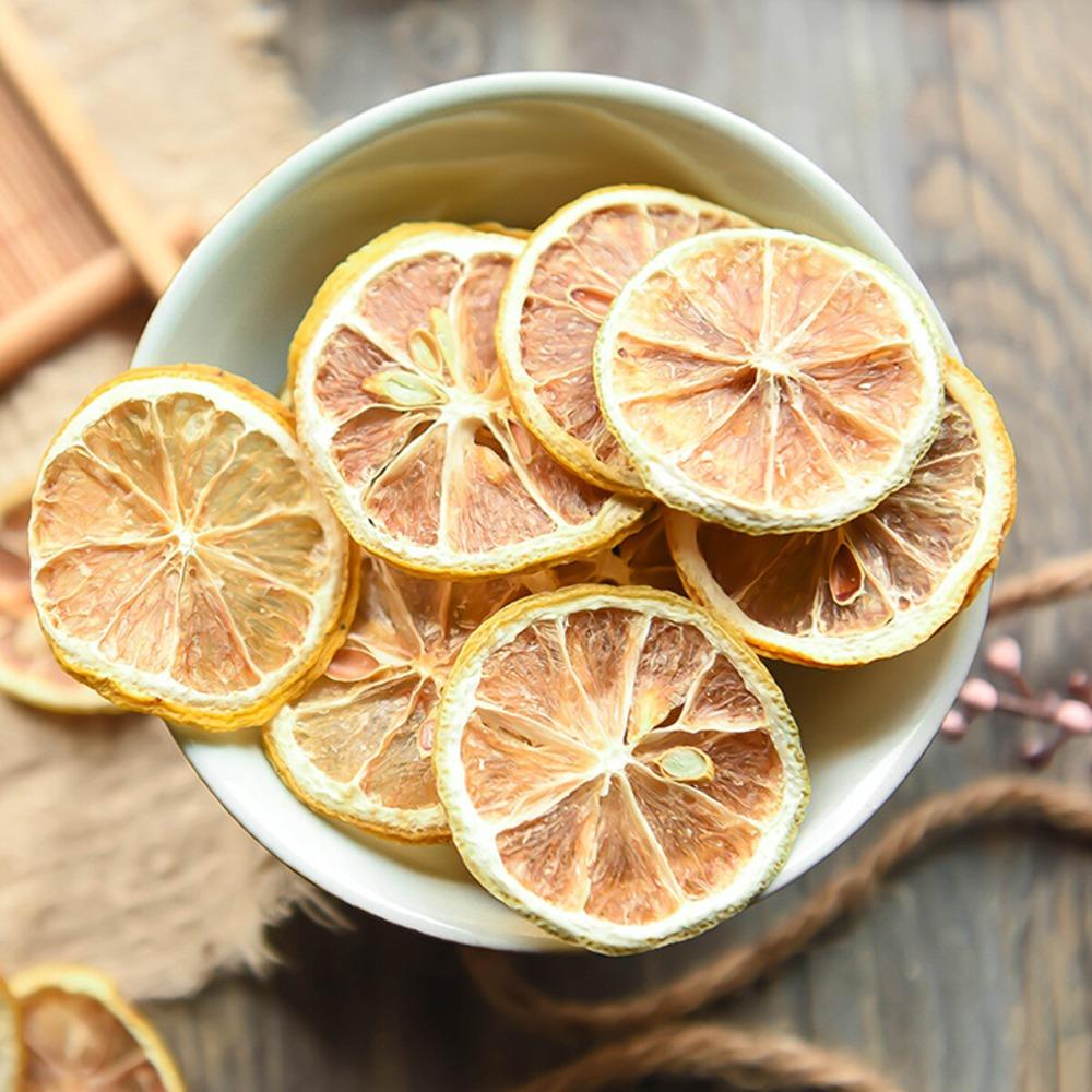 Dried Lemon Slices Fruit Tea Natural Lemon Flavored Drink Mix For Healthy Refreshment 50g