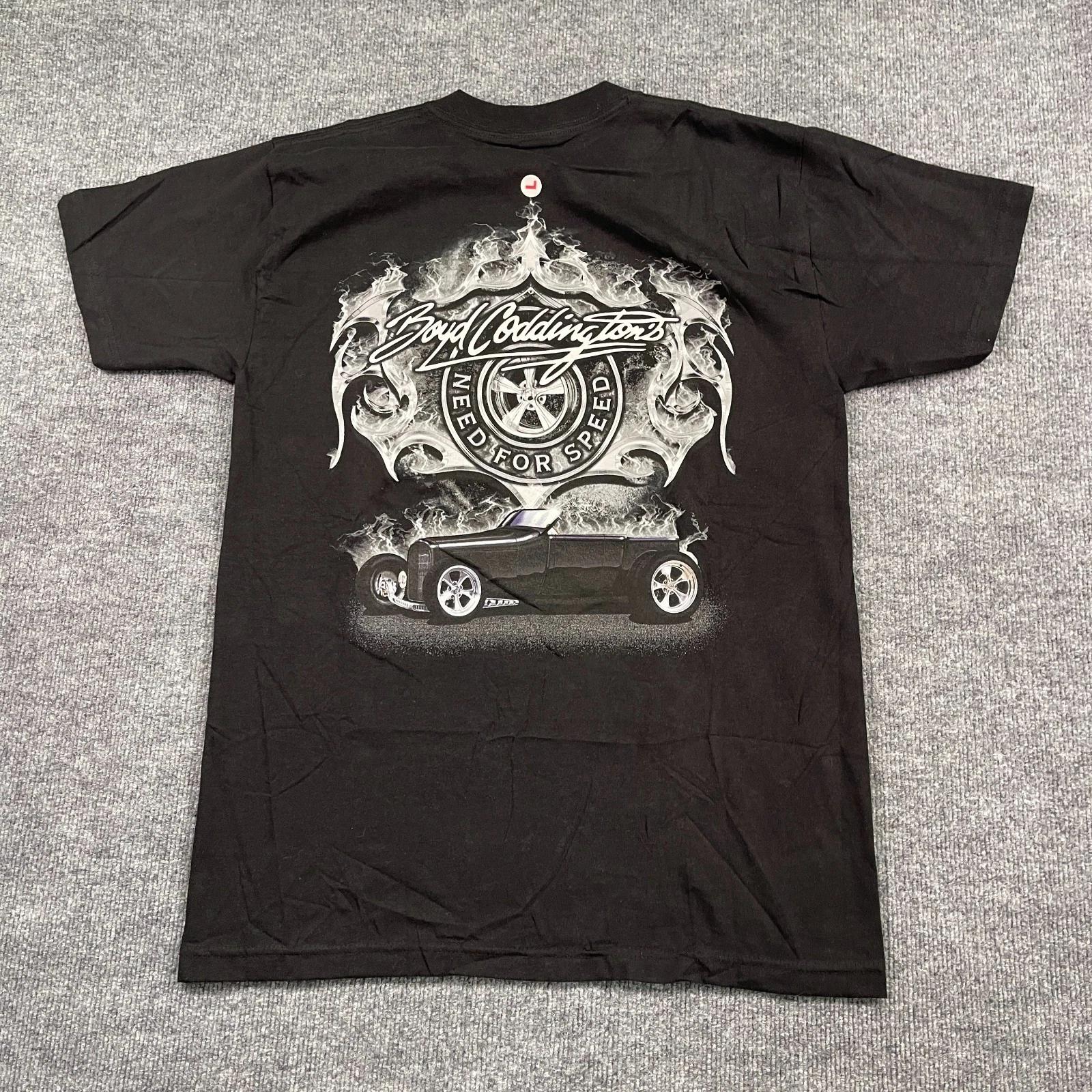 

Vintage GIANT Boyd Coddington Hot-Rod Car Shirt Large 21x29 Need For Speed NEW L