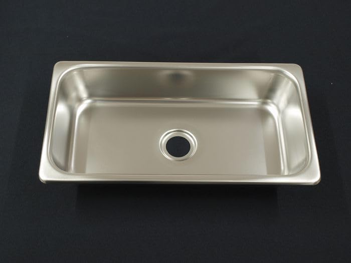 Rim DIY General-Purpose Stainless Steel Mini Sink Set (For Campers) Opening Dimensions: Approx. 300 x 155mm