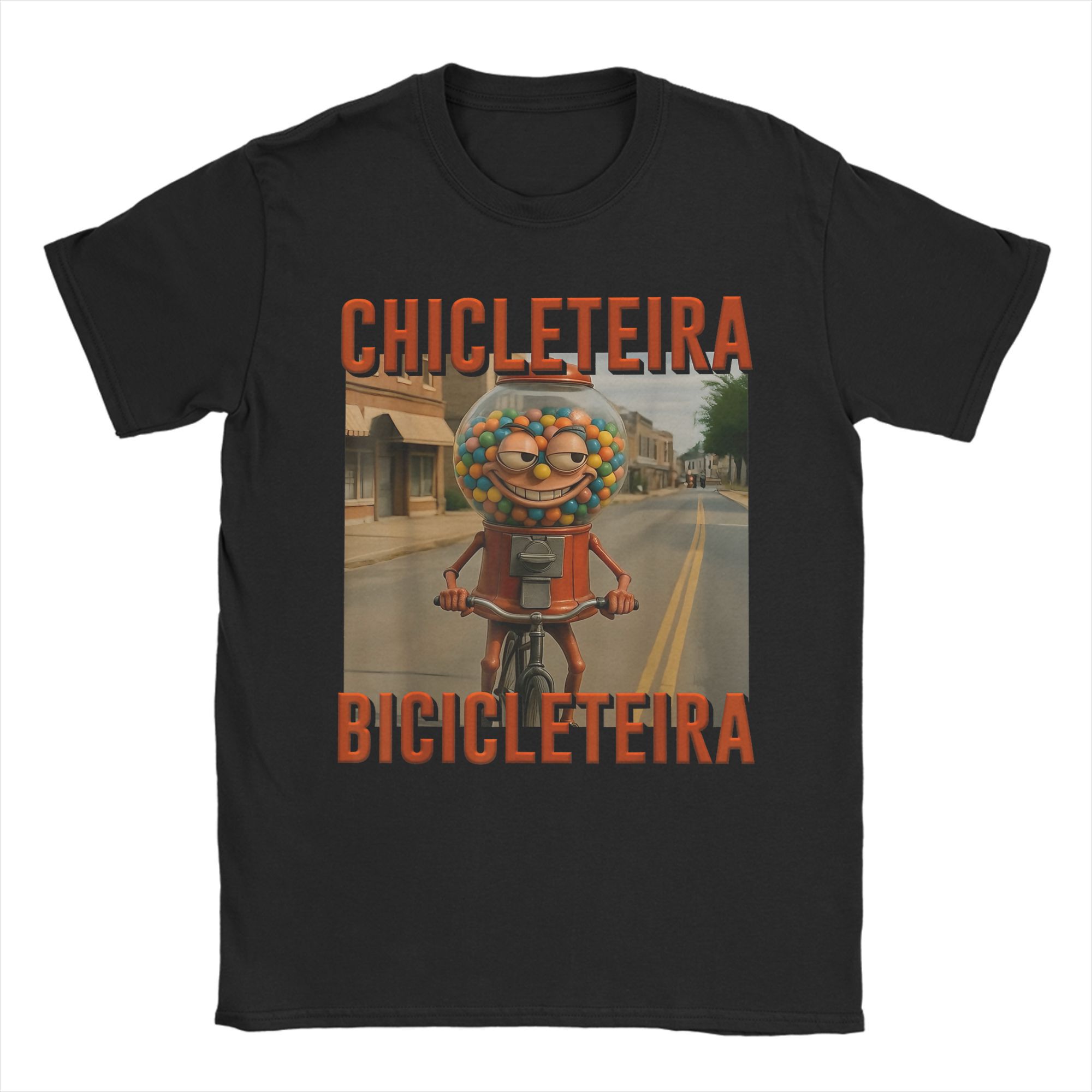 

AI Meme Chicleteira Bicicleteira Brainrot Italian Joke Funny T-Shirt for Men Tees Crew Neck Short Sleeve T Shirt Clothing - M... S разноцветный