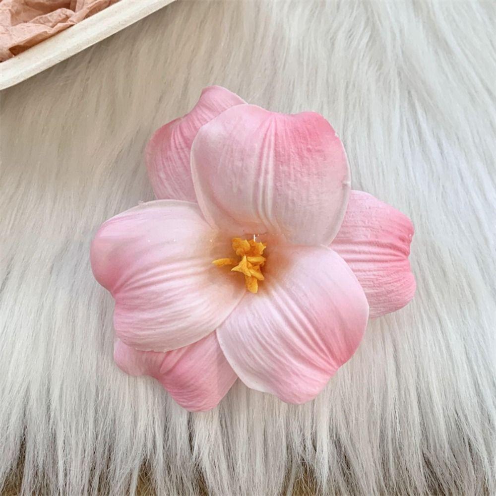 Korean Style Tulip Flower Hairpin Cloth Simulation Flower Hair Clip Sweet   Beach