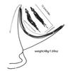 New Multi-layered Necklace - Stylish and Simple Long Fringed Pendant Necklace for Collarbone Chain for Women