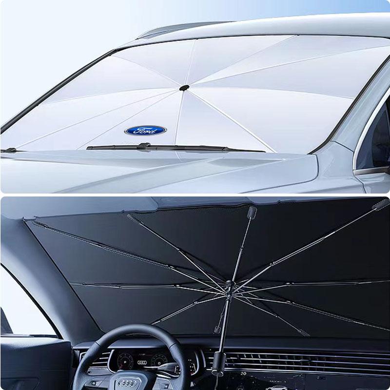 Car Windshield Sun Shade Umbrella Foldable Car Sunshade Cover For Ford Carnival Fox Figo Mondeo Escort Fusion Evos Escape Flex Kuga Vertrek