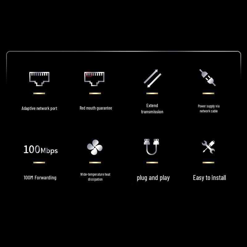 HIKVISION 10-Port 100Mbps Non-Managed POE Switch