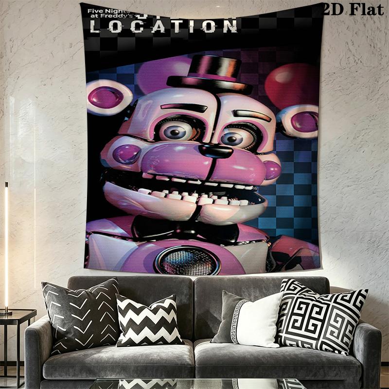 Five Nights at Freddy's Pattern Home Decor Tapestry, Wall Hanging, Decorative RV Wall Cloth.ZGT0914011