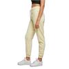 Pantalon de jogging - Urban Classics Organic - Jaune - Coton biologique - Taille haute - Femme