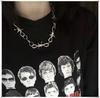 Minimalist Punk Choker Necklace & Bracelet Edgy Streetwear Hip Hop Jewelry for Women Men Gothic Chain Collarbone Gift