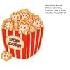 Cartoon Cat Popcorn Lapel Pin Cute Food Series Brooch for Bags Jackets & Backpacks Zinc Alloy Rust-Proof Unique Gift for Kids Teens Cat Lovers