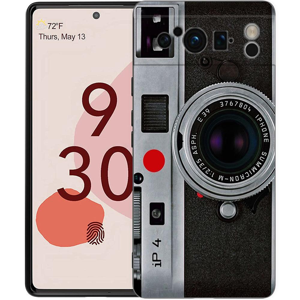 

Винтажная Кассетная Лента Ретро Стиль Чехол Для Телефона Для Google Pixel 8 A 7 6 Pro 6A 5G Черный Мягкий Ударопрочный Задний Чехол Силиконовая Оболочка Pixel 6 Pro