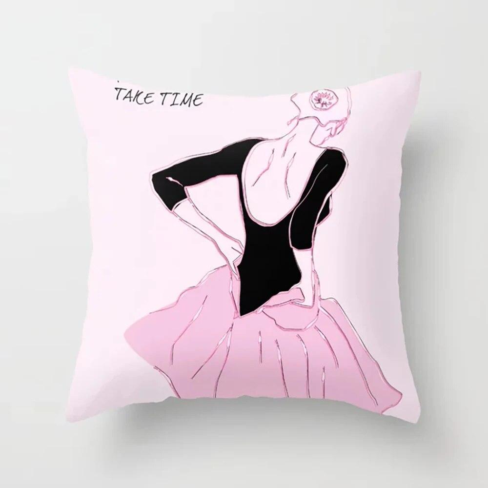 Abstrakter Tierdruck Kissenbezug für Schlafzimmer Wohnzimmer Heimdeko Kissen