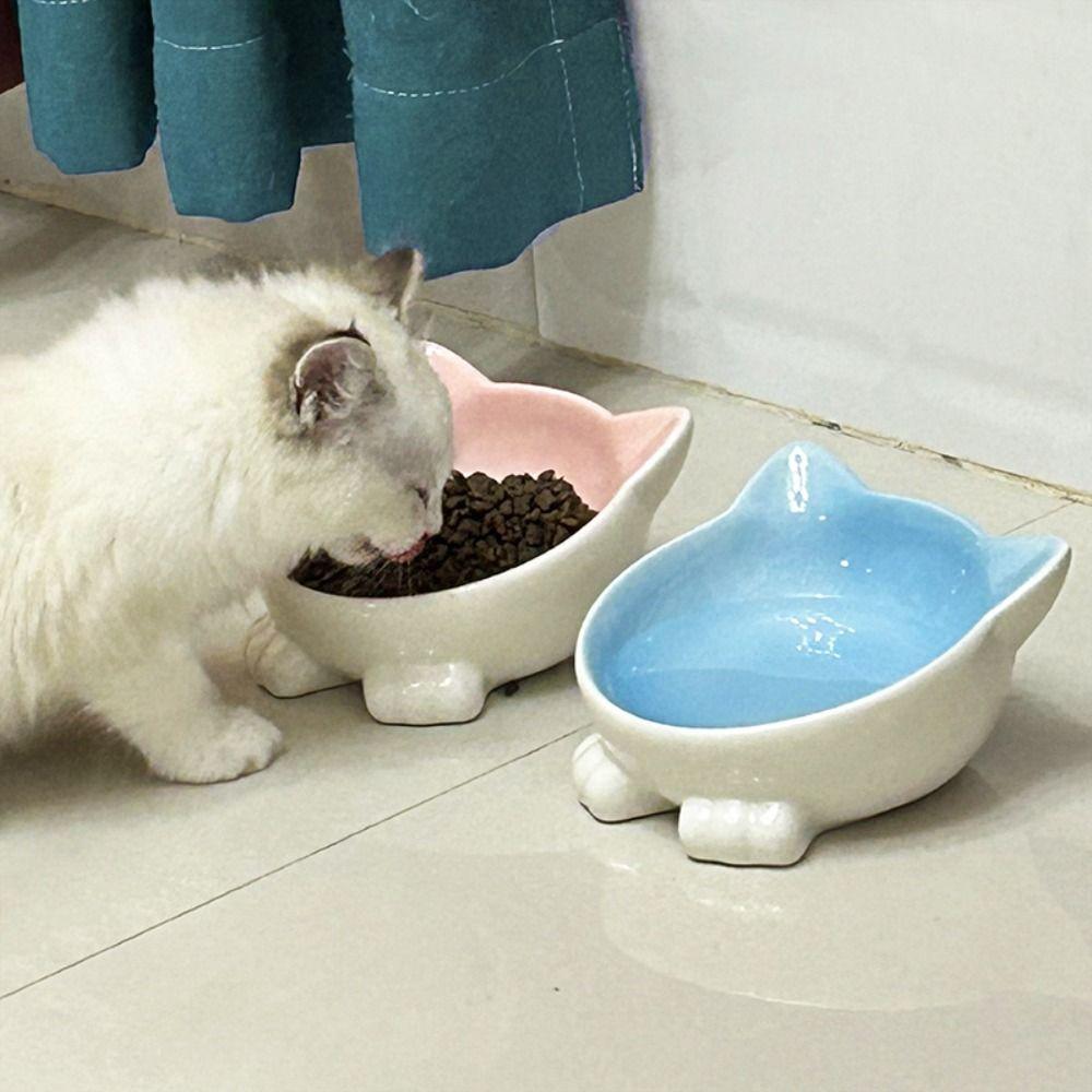 Non-slip Dog Food Feeding Basin Cute Pet Drinking Feeder Cat Ceramic Bowl  Water Container