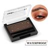 Boobeen Eyebrow Powder Makeup Brow Palette, Eyebrow Stamp Shaping Kit with Spoolie Brush, Waterproof Brow Powder Filler for Women