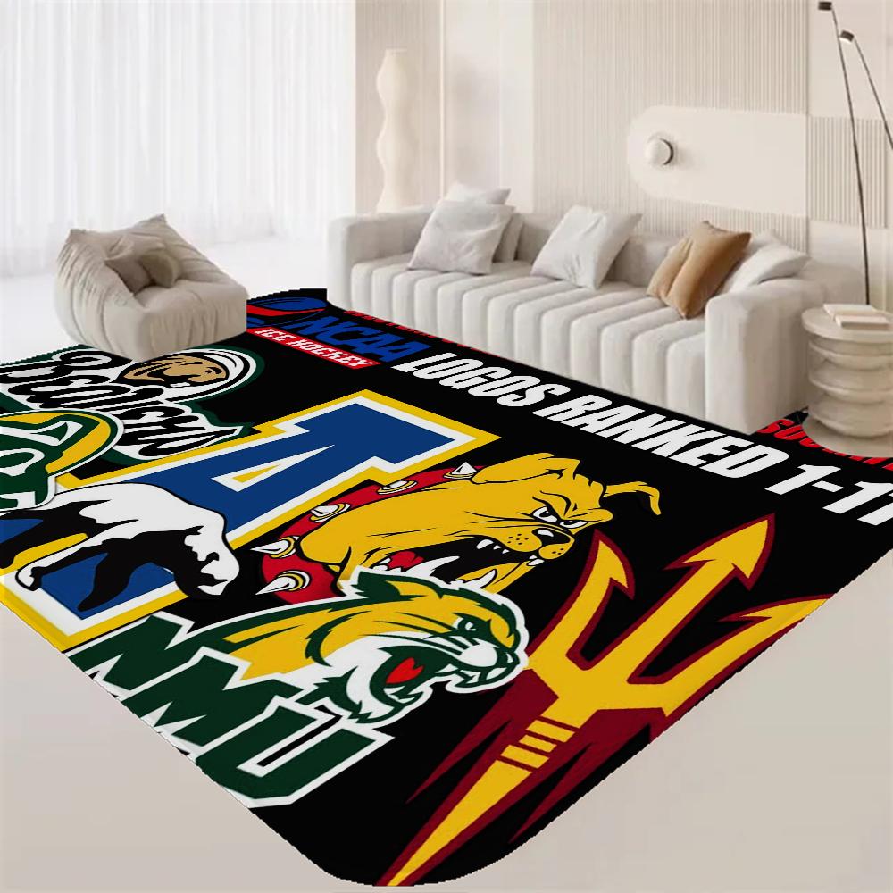 Sports Ice Hockey Floor Mat Cheaper Anti-slip Modern Living Room Balcony Printed Bedside Mats
