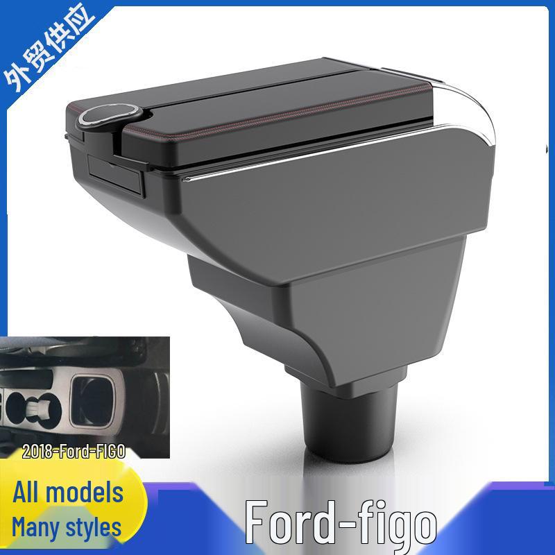 Ford Figo Modified Center Console Armrest Storage Box Accessory