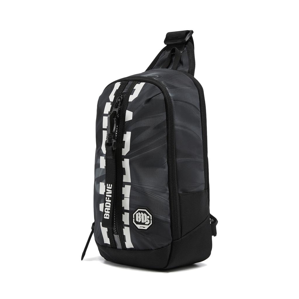 Li Ning Basketball Collection Sling Bags All Over Print/Black ABDW105-3