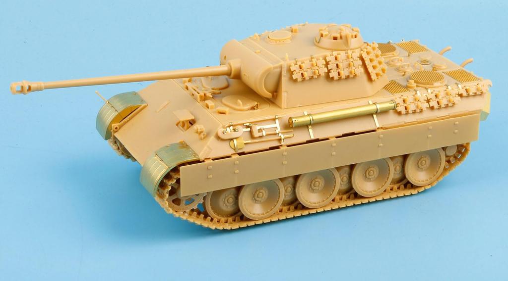 Tetra Model Works ME Series German Medium Tank Panther A Etching Parts Plastic Model Parts ME4808 1/48 Ausf. (HB) (Combat Vehicle)