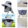 Foldable Sun Protections Hat Hikings Camping Casual Fishing Caps with Neck Flap Breathable Wide Brims Bucket Hat