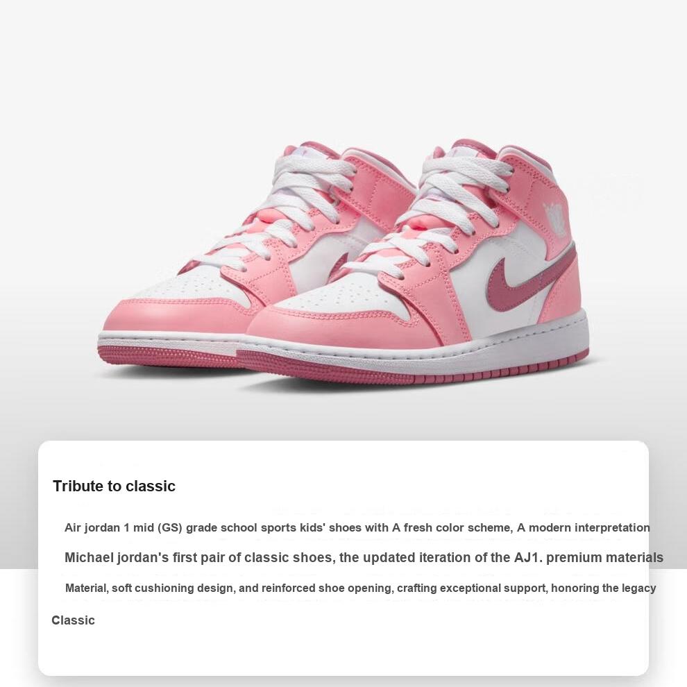 Neuer Jordan 1 Mid Valentinstag 2023 GS DQ8423-616