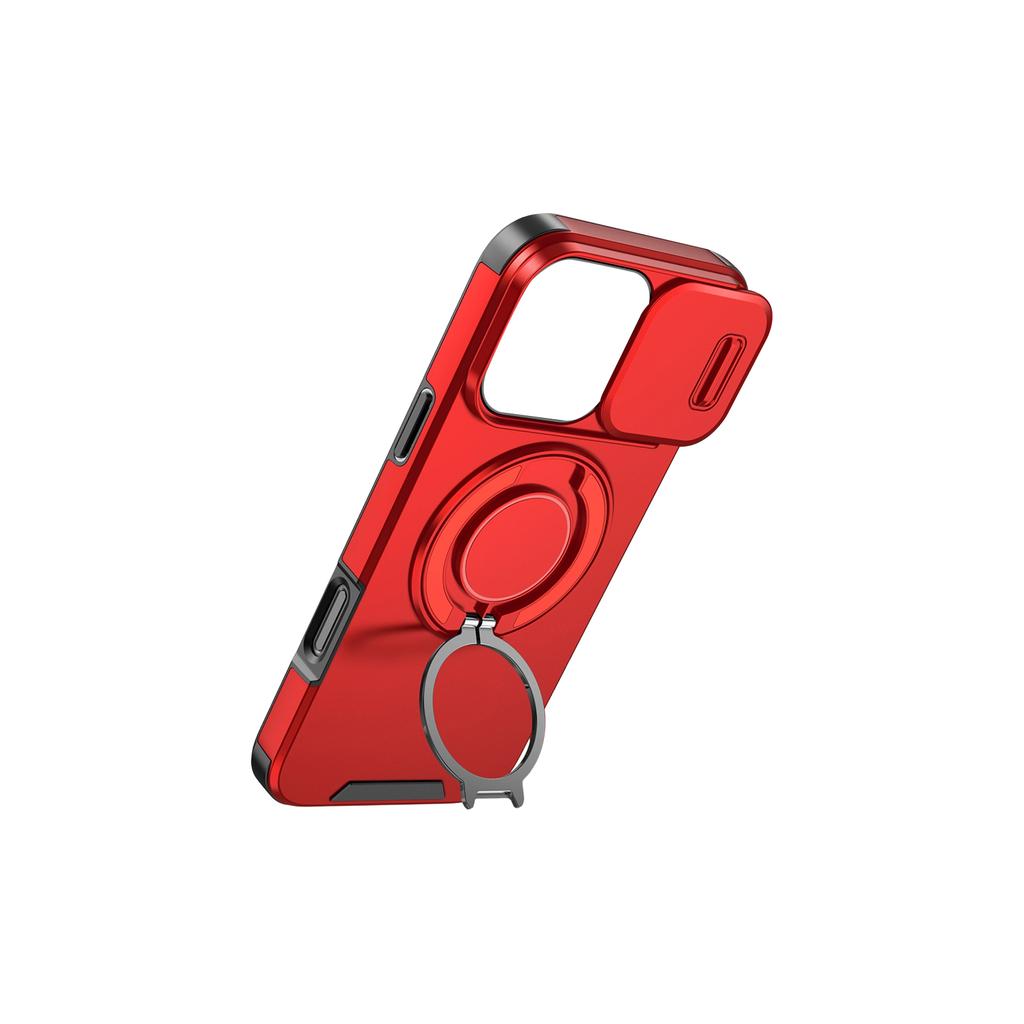 17 Pro Magnetic Phone Case Holder With Sliding Window Lens Cover